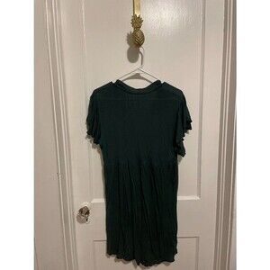 Boon Collection Women's Size Large Green Short Sleeve Dress